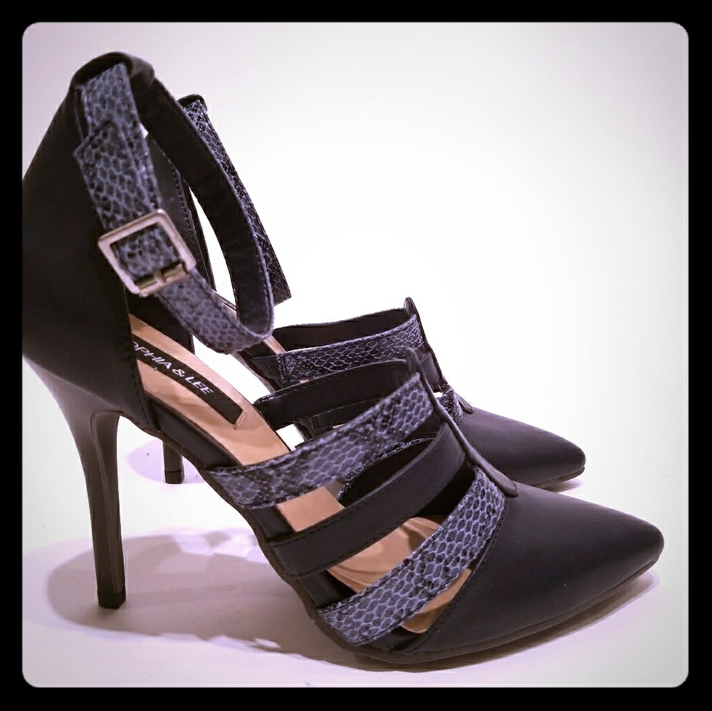 Sophia and Lee  Printblock D'orsey Pump